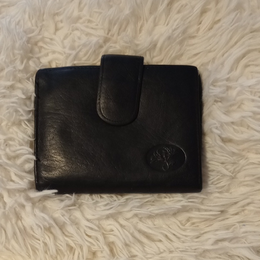 Black Leather Women's Wallet